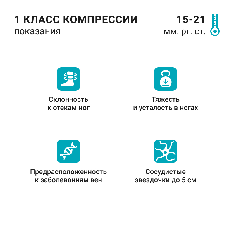 Компрессионные колготки для беременных 1С405 VENOTEKS, 1 класс купить в OrtoMir24